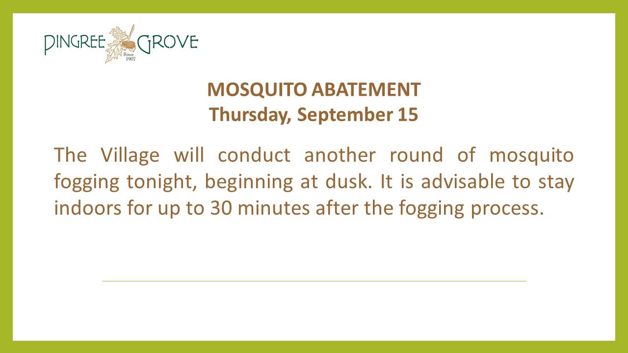 Mosquito Abatement
